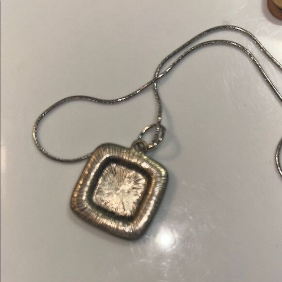Silver Necklace with Huskers Pendant - Picture 3 of 3